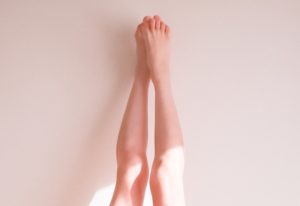 すっきりした足